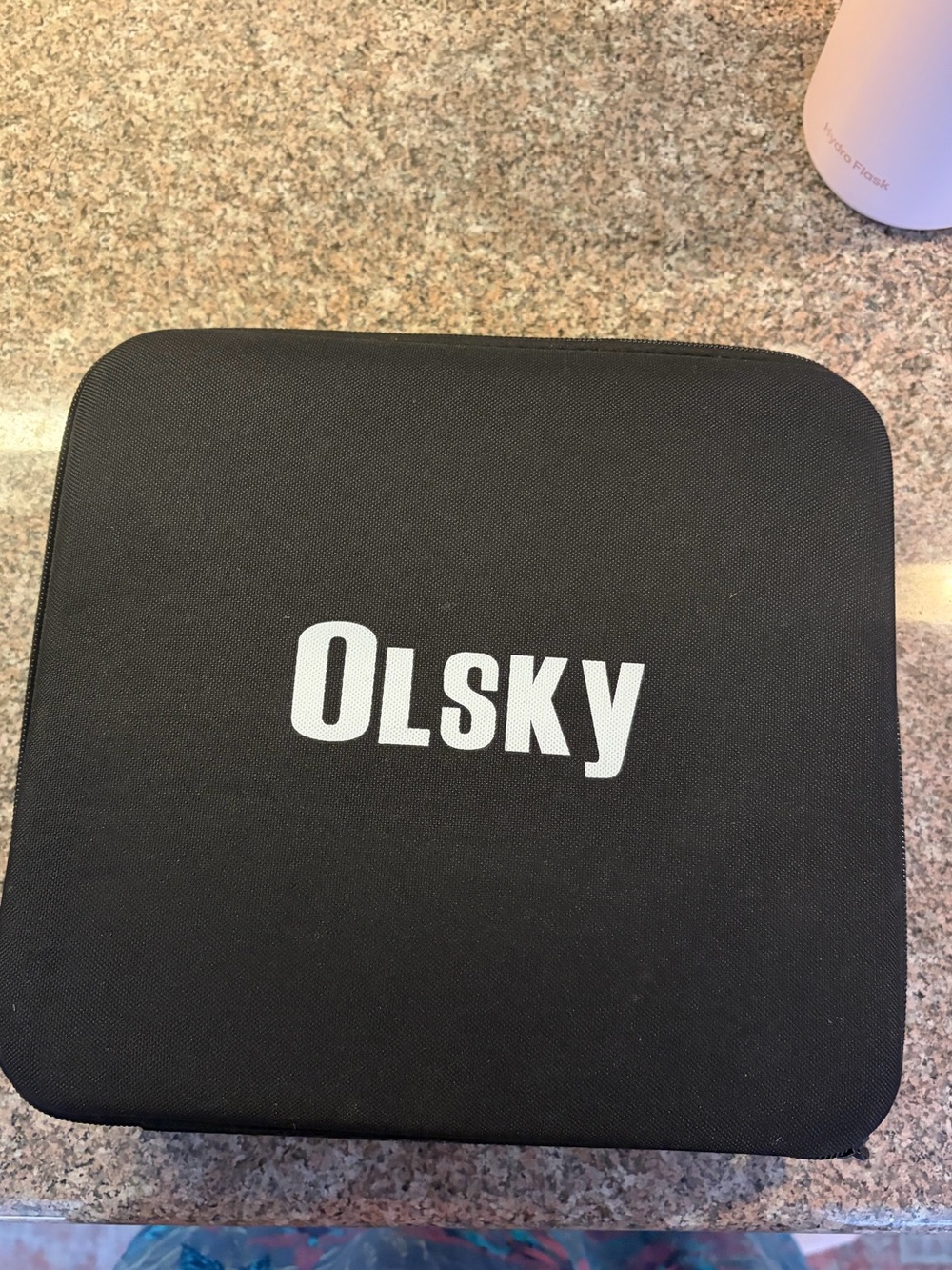 Olsky Black Zip Massage Gun with Travel Case